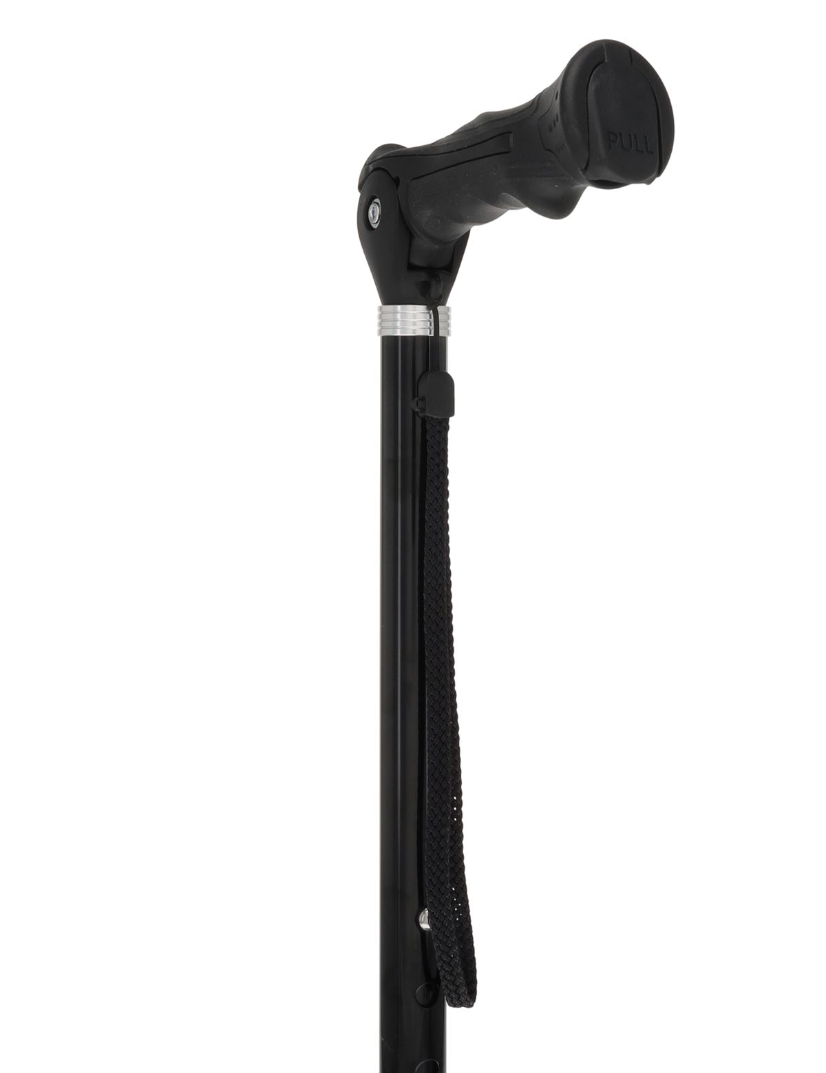 Black Adjustable Walking Hiking Staff
