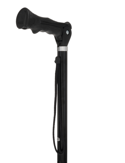 Black Adjustable Walking Hiking Staff