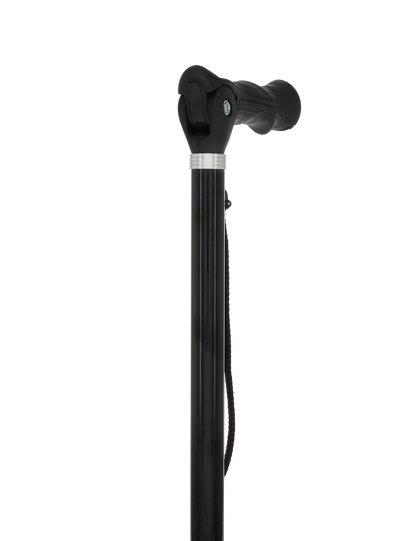 Black Adjustable Walking Hiking Staff