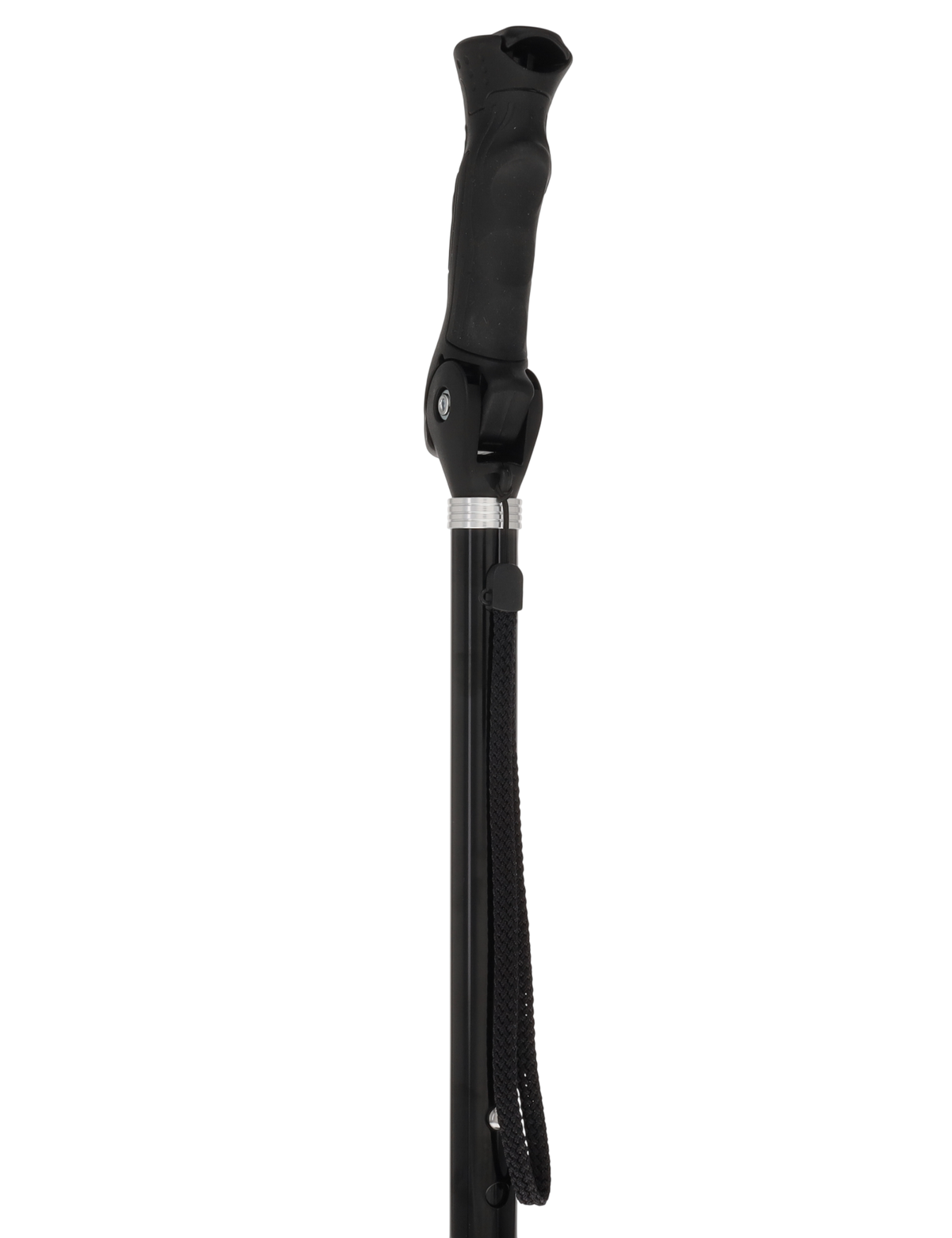 Black Adjustable Walking Hiking Staff