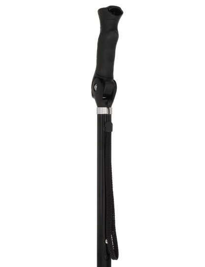 Black Adjustable Walking Hiking Staff