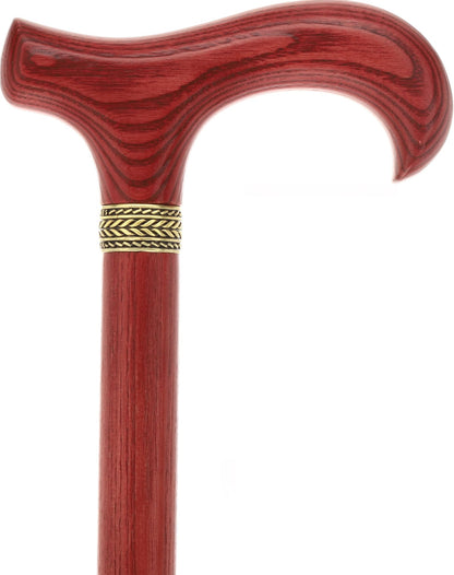 Derby Handle Standard Size (All Red, Pewter Collar)