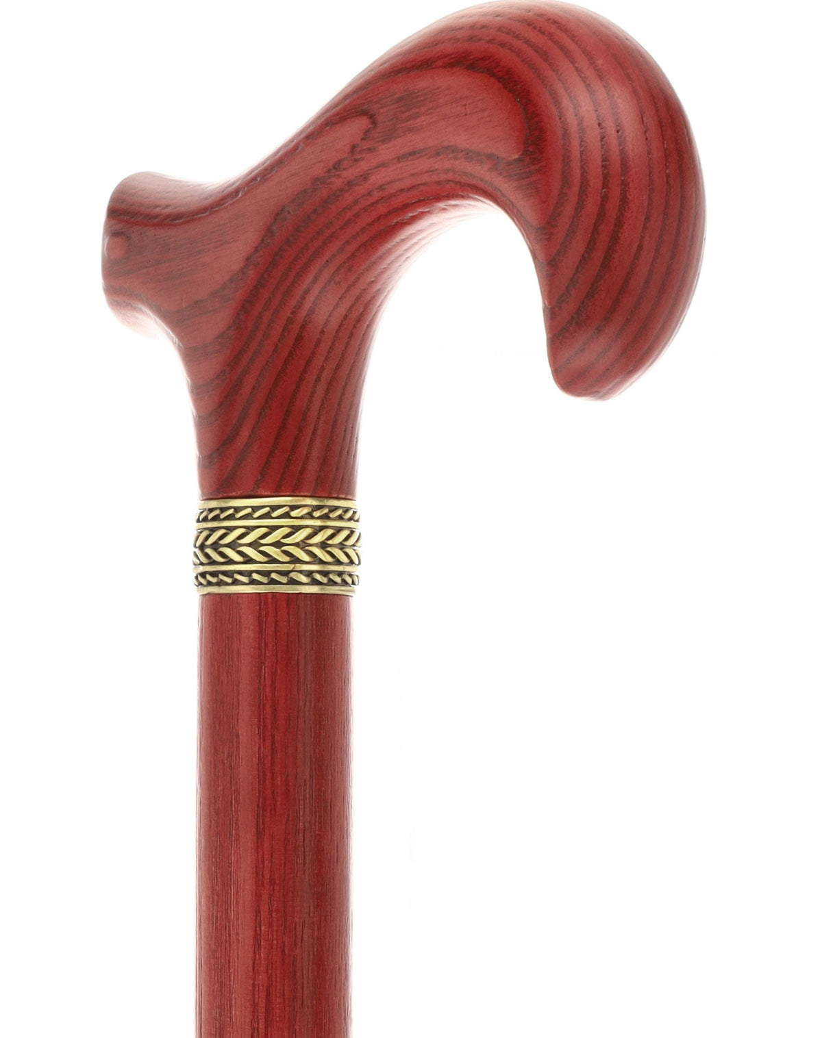 Derby Handle Standard Size (All Red, Pewter Collar)