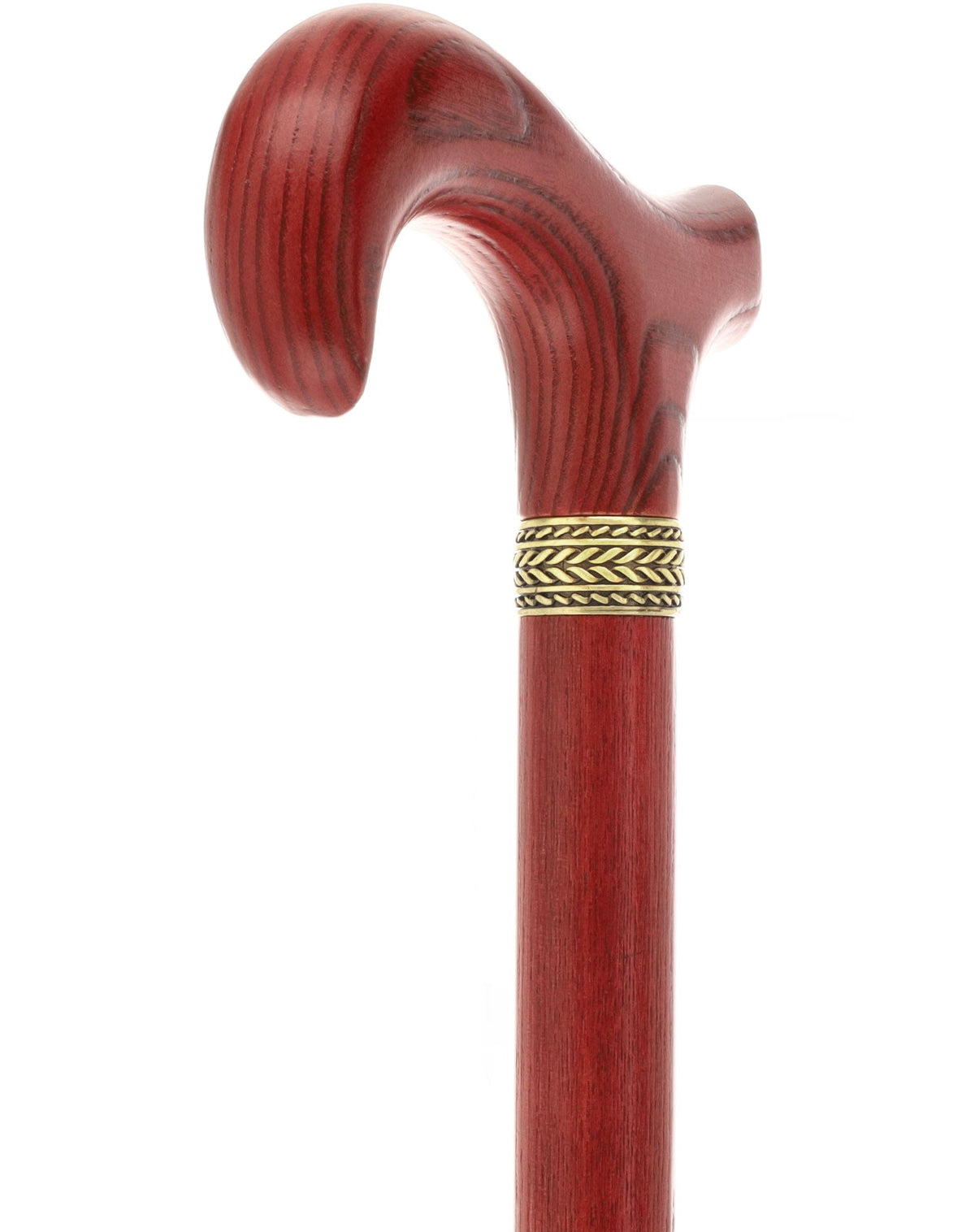 Derby Handle Standard Size (All Red, Pewter Collar)