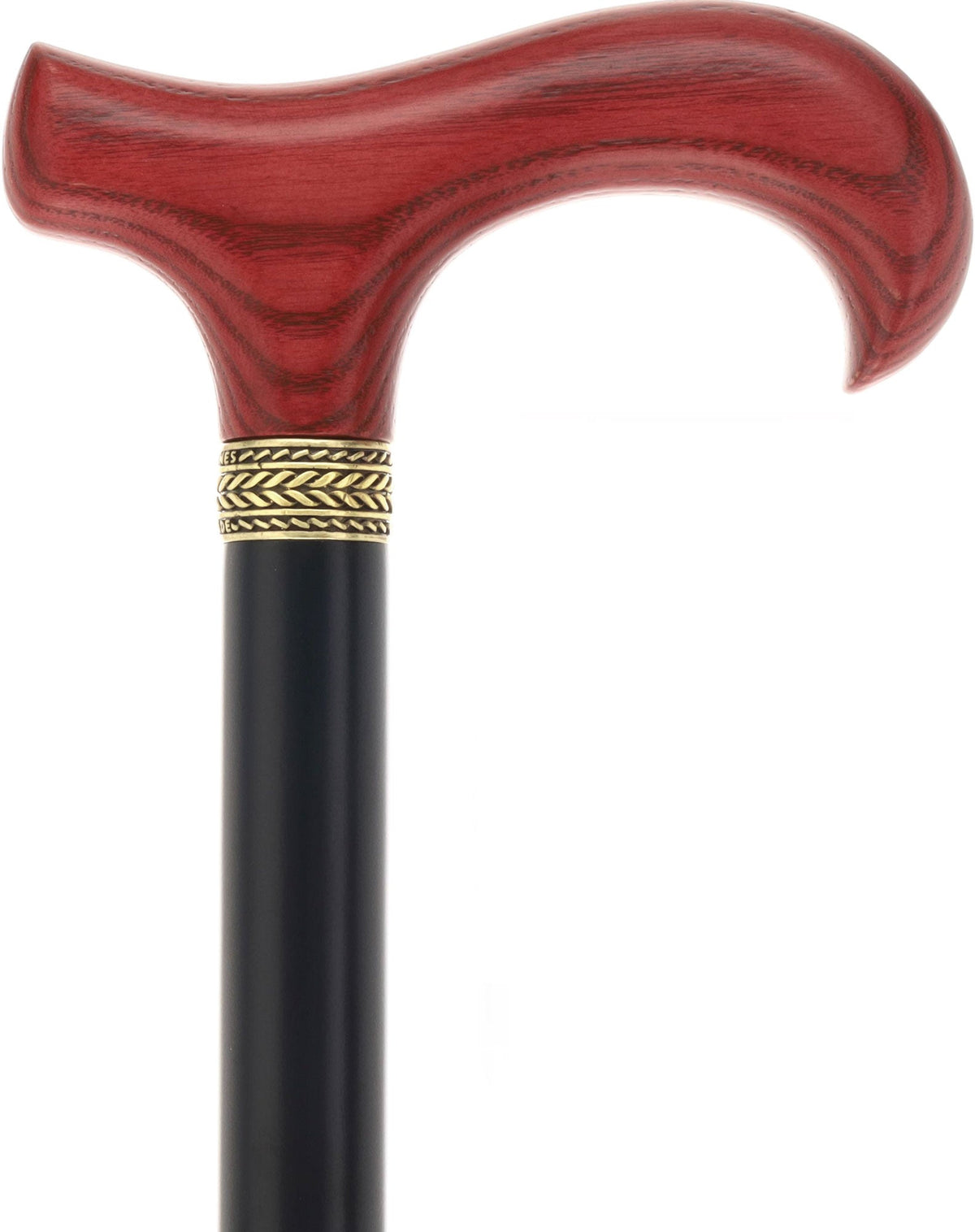 Derby Handle Standard Size (Mahogany, Black, Pewter Collar)