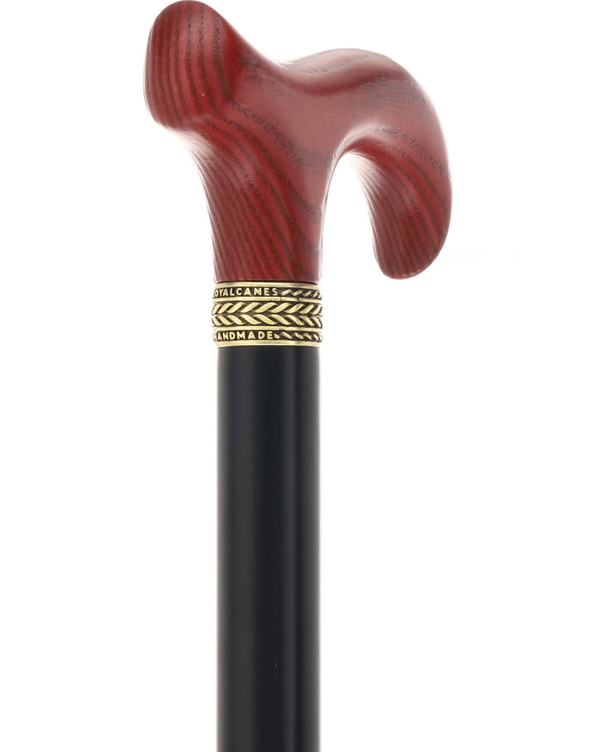 Derby Handle Standard Size (Mahogany, Black, Pewter Collar)