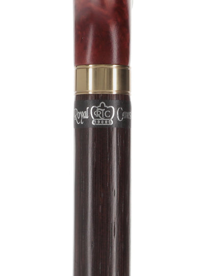 Australian Burl Wood Fritz Cane: Premium, Textured Exotic Wood