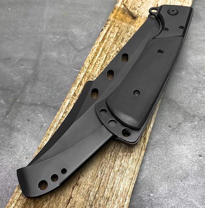 10.5" Large Folding Knife with Rosewood Handle-GS31