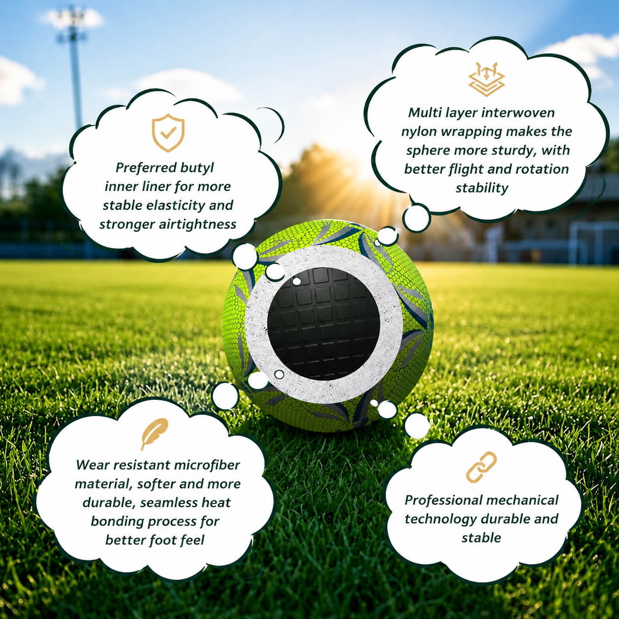 Luminous Soccer Ball - Stand Out On The Field After Dark