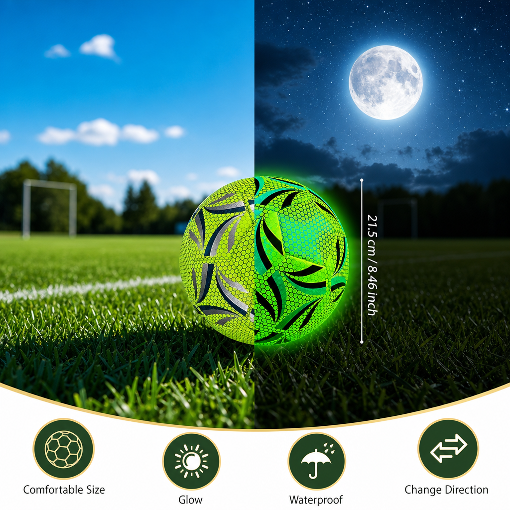 Perfect Glow Soccer Ball Gift - Kids Love This