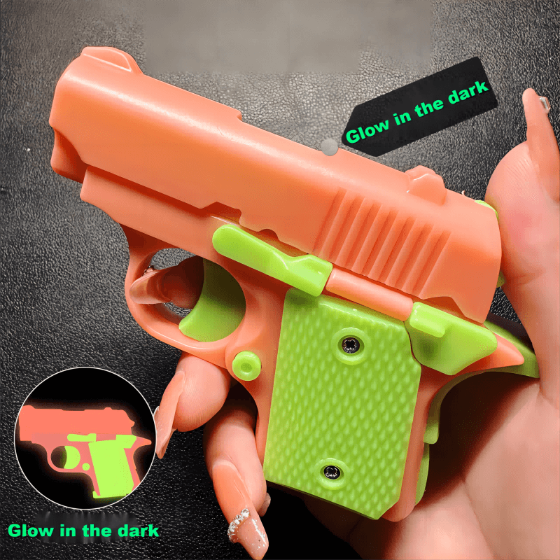 3D Printed Baby Mini M1911 Gravity Fidgets