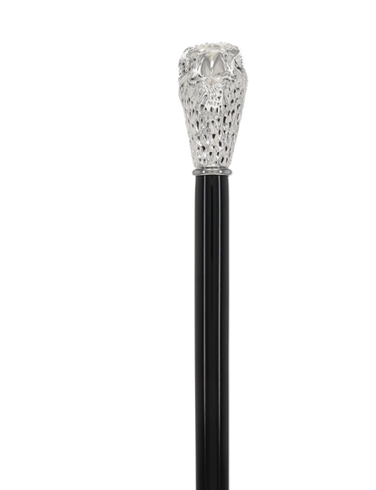 Italian Import:925 silver plating on the Falcon Head Walking Stick