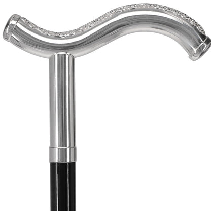 Italian Luxury 925r Silver Tranquil Fritz Cane