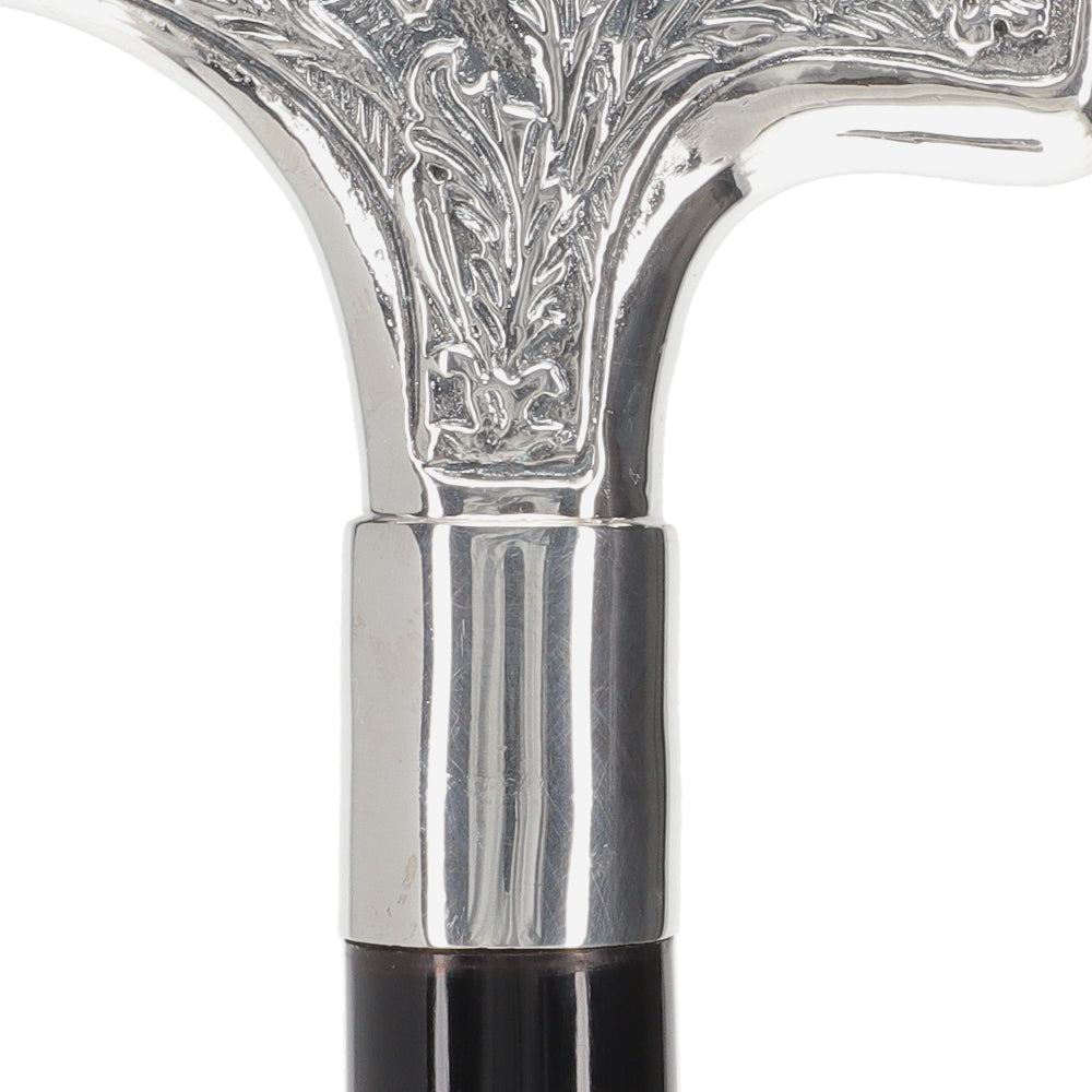 Italian Luxury 925r Embossed Fritz Cane - Antique Design