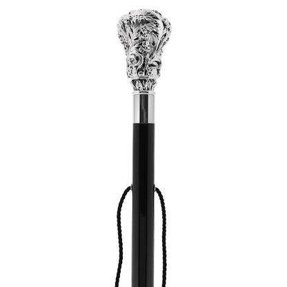 Silver 925r Intricate Flower Shoehorn