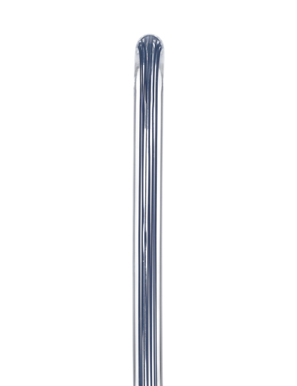 Denim Stripes Cane: Blue Lines in Invisible Clear Shaft
