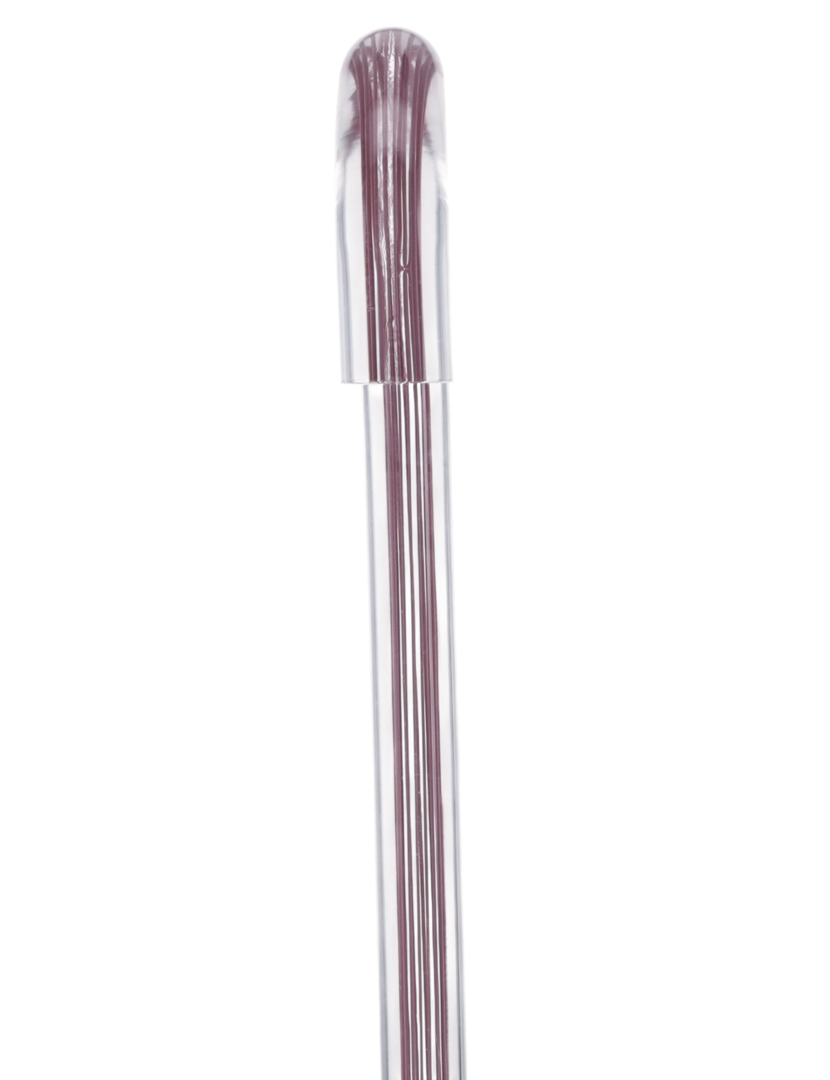 Mauvelous Glide Cane: Mauve Violet Lines in Invisible Clear Shaft