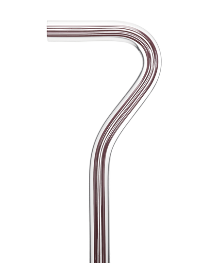 Mauvelous Glide Cane: Mauve Violet Lines in Invisible Clear Shaft