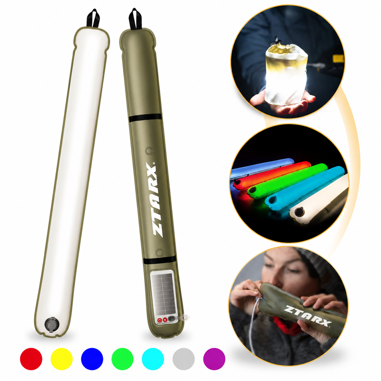 Solar Inflatable Camping Light for Off-Grid Adventures & Confident Outdoor Living