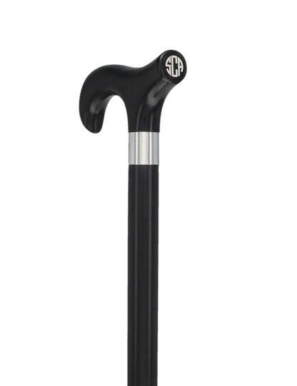 Custom-Engraved Wooden Cane: Choose Color & Personalize