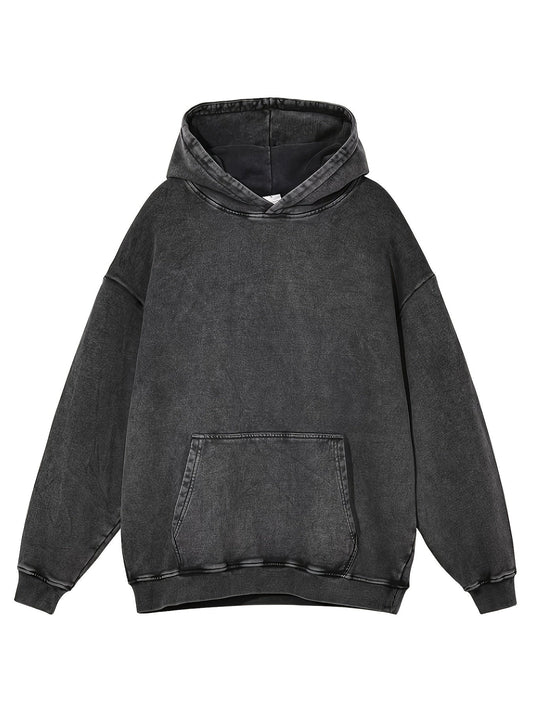 Vintage Washed Streetwear Hoodie