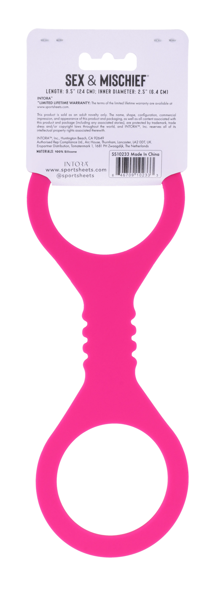 Hot Pink Small Silicone Cuffs