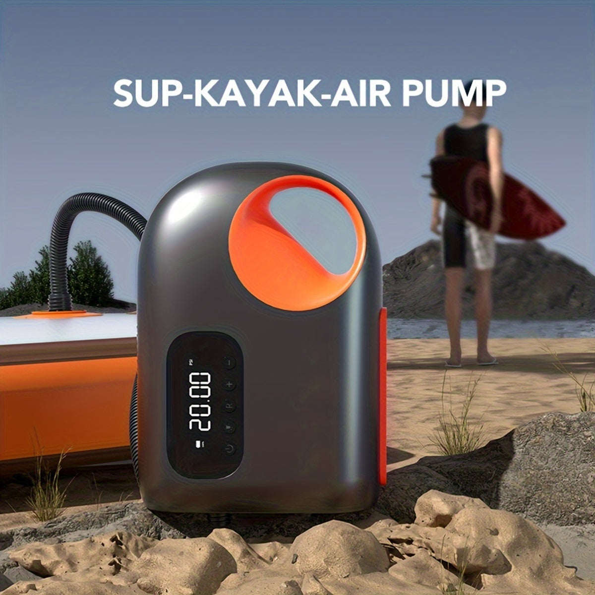 High Pressure Electric SUP Air Pump Auto-Off