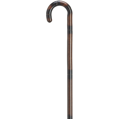 Stepped & Scorched Tourist Cane 3-4"