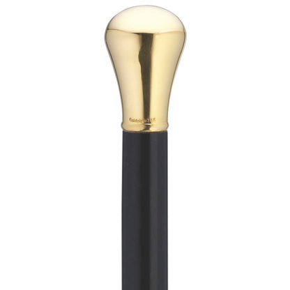 Ladies 14K Gold Plate Cap - Walking Stick
