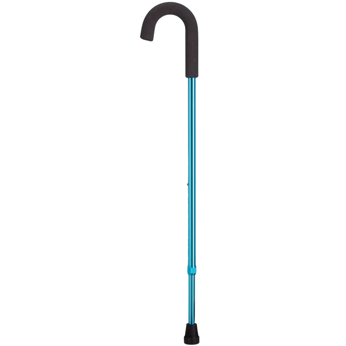 Adjustable Men's Walking Cane with Hypalon Grip & Safety Locking Nut