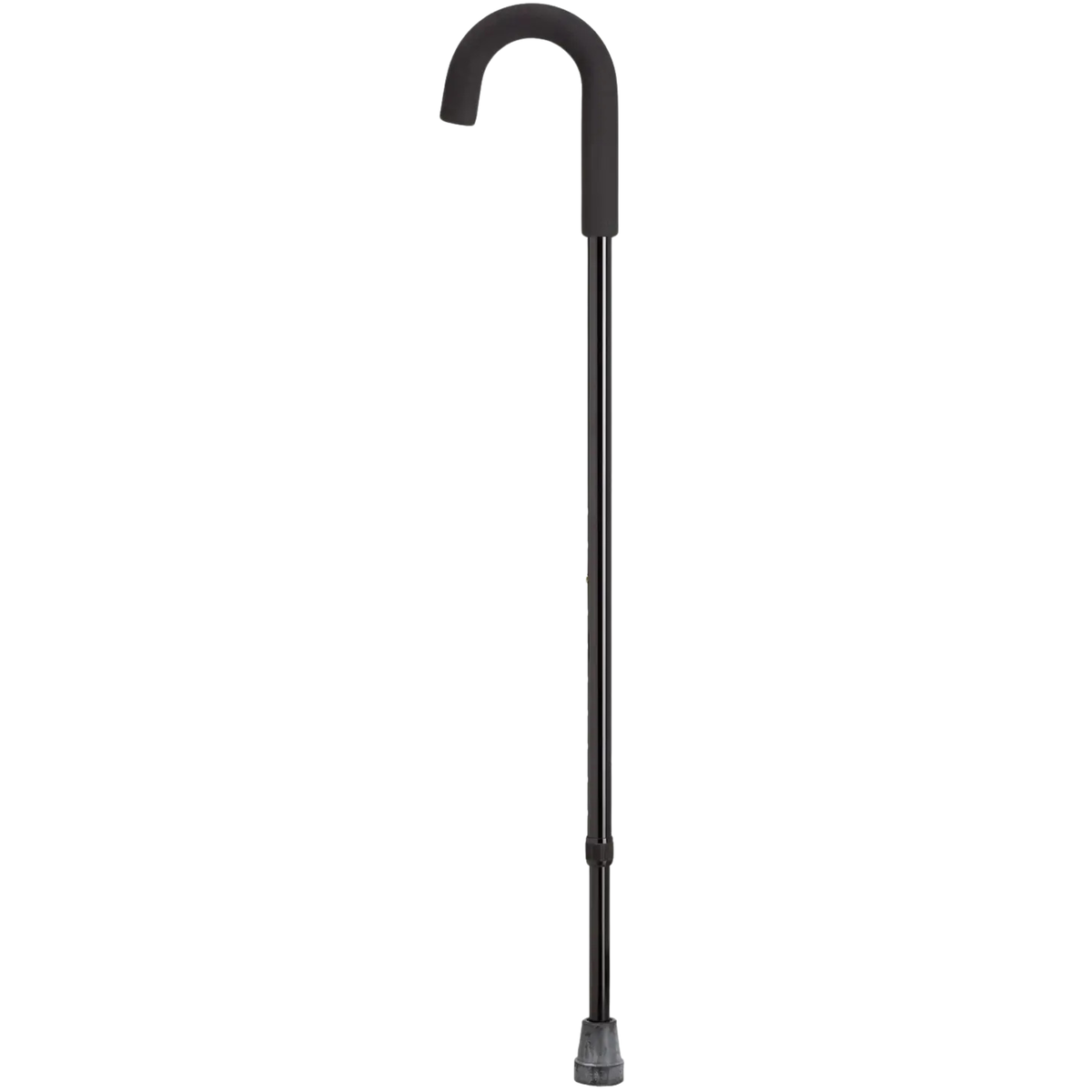 Adjustable Men's Walking Cane with Hypalon Grip & Safety Locking Nut