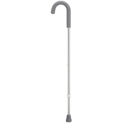 Adjustable Men's Walking Cane with Hypalon Grip & Safety Locking Nut