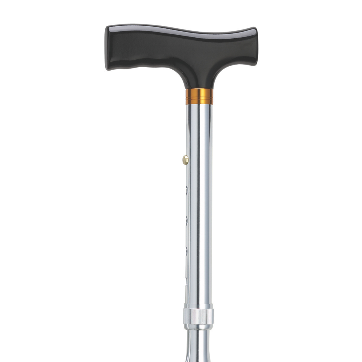 TravelFlex Adjustable Folding Cane with Wood Handle, Support and Stability
