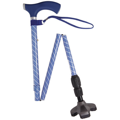 Soft Step Folding Cane: Portable, Adjustable, Stylish Mobility Aid