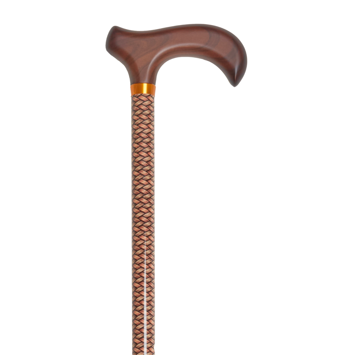 Stylish Adjustable Walking Cane with Wood Handle - 11 Trendy Prints