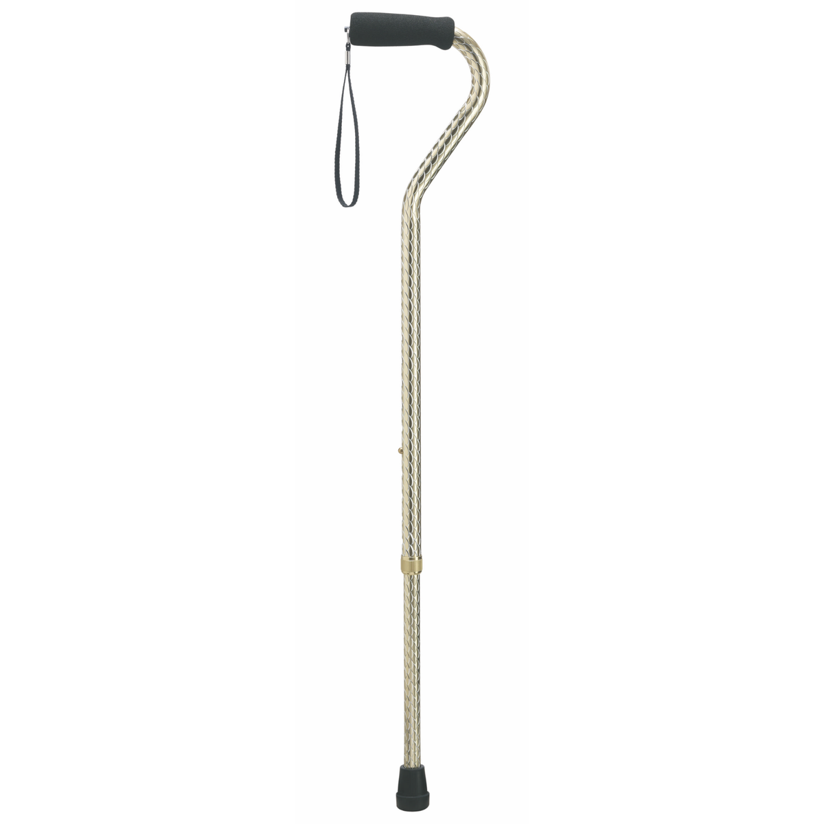 Adjustable Aluminum Walking Cane with Hypalon Grip