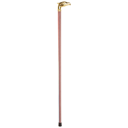 Patriotic Eagle Brass Handle Walking Cane - Red, White & Blue 36