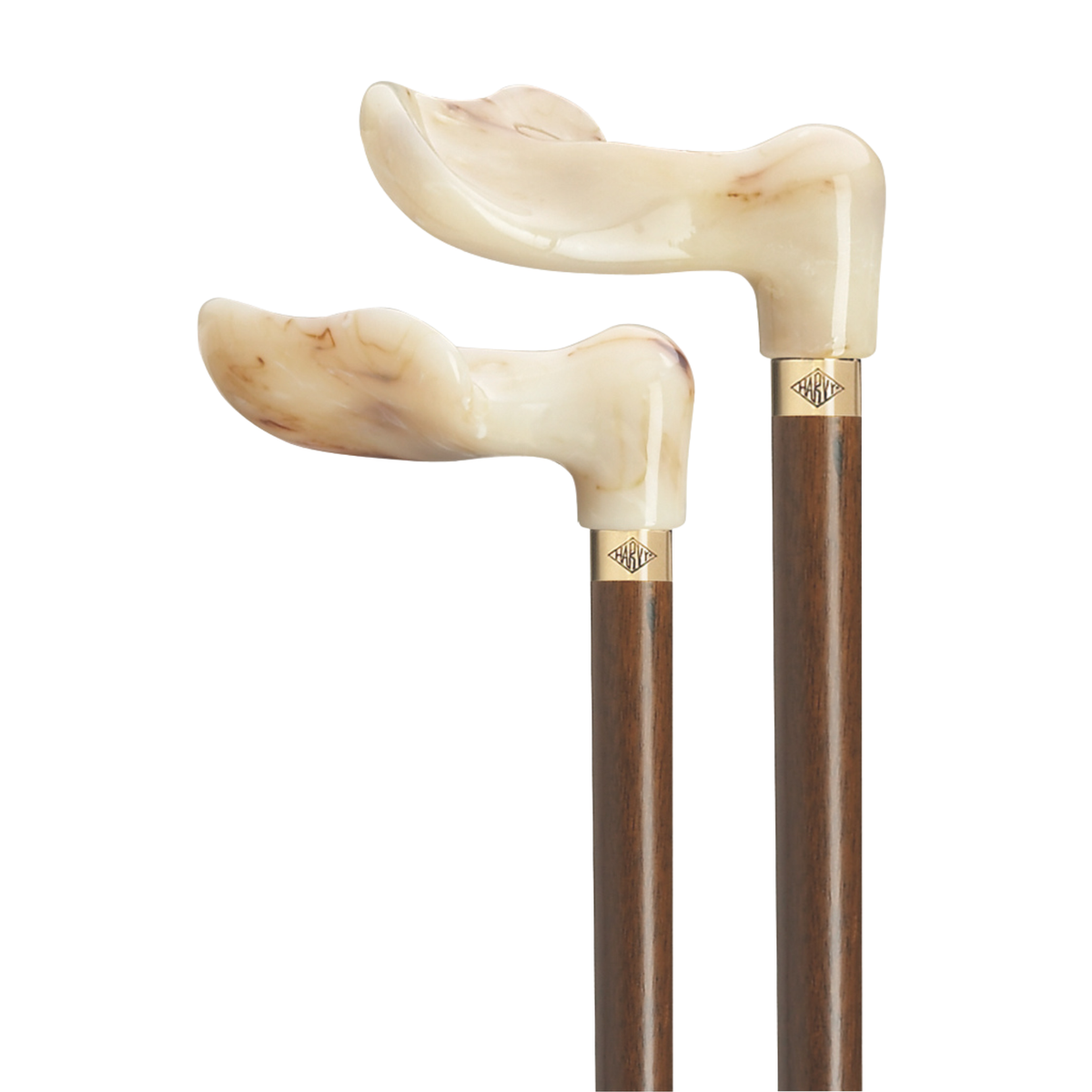 Marbleized Palm Grip walking Cane - Extra Tall
