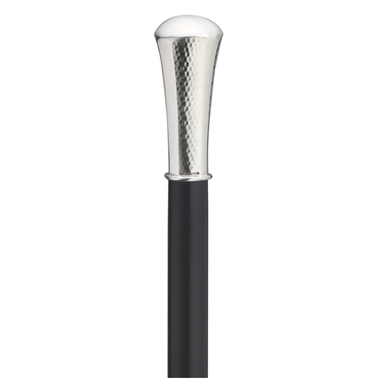 Hammered Design Octagon Cap Walking Cane