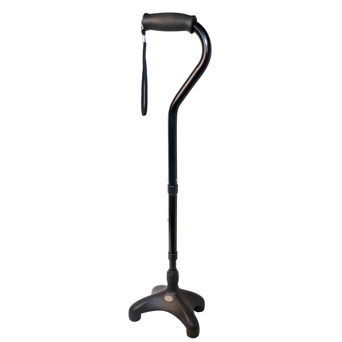Compact Foldable Quad Cane for Travel & Stability