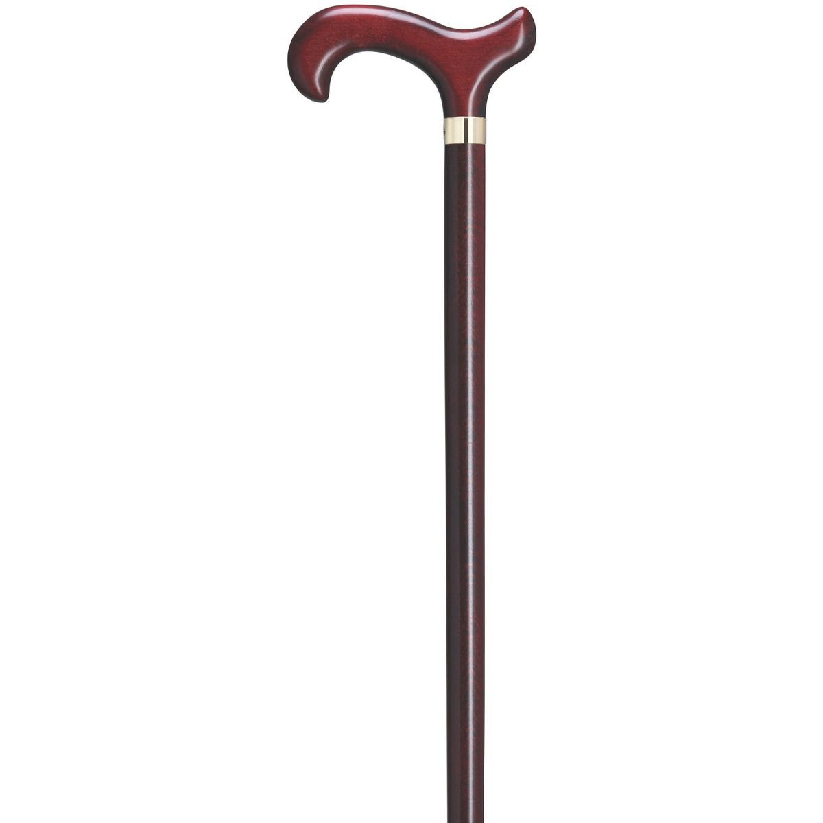 Burgundy Derby Walking Cane
