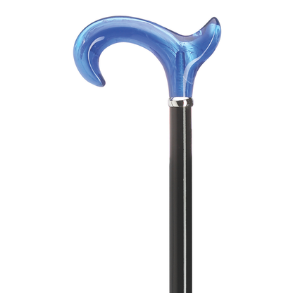Titanic Blue Derby Handle Walking Cane – Elegant German Design