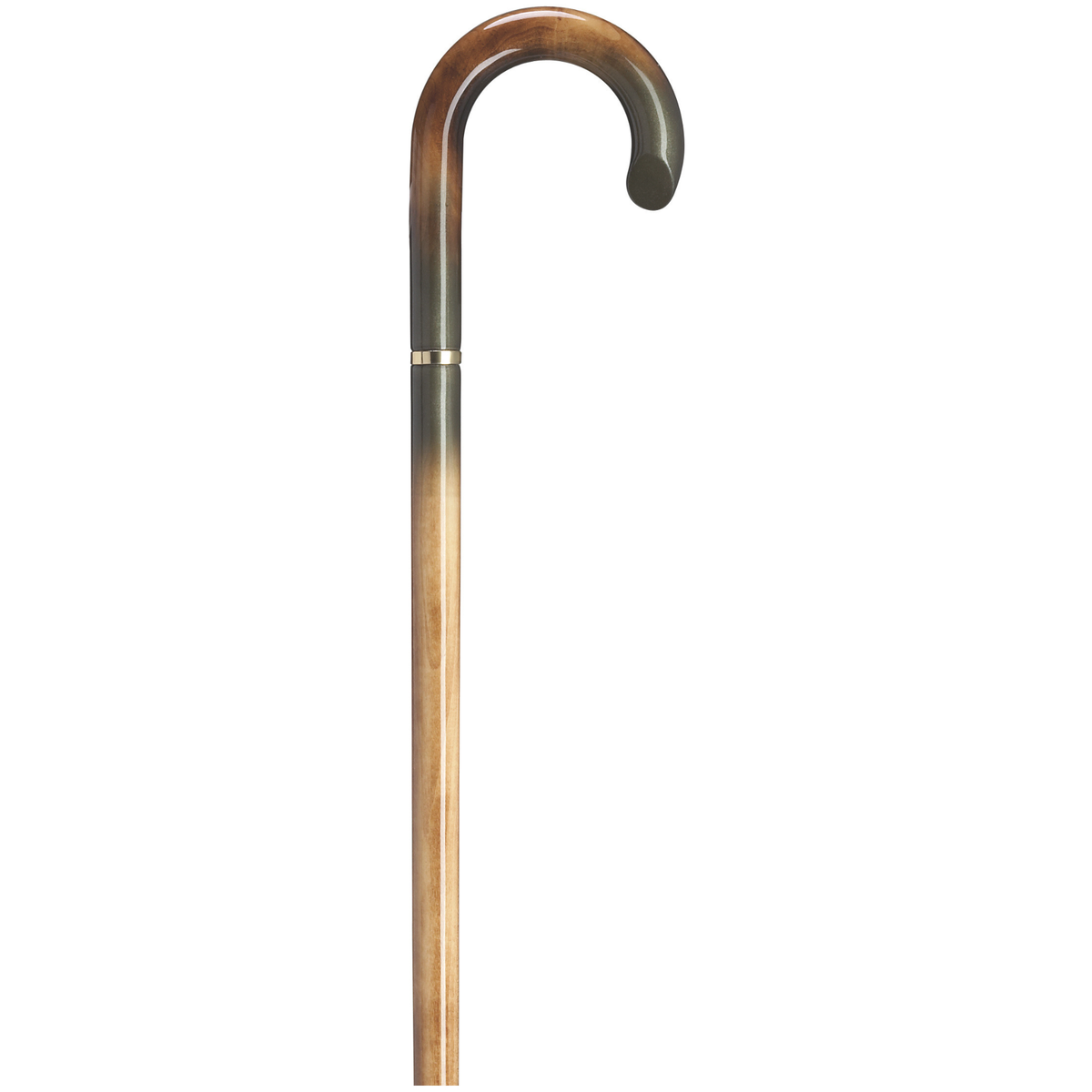 Slashed Nose Crook Cane - Chameleon