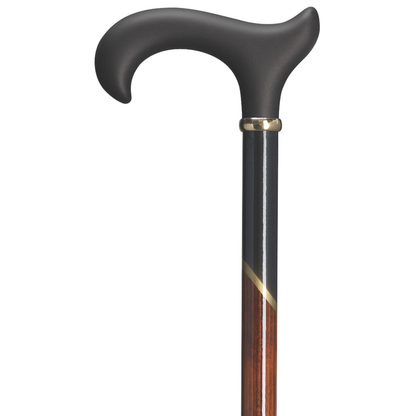 Elegant Ergonomic Derby Cane | Satin Finish, German Craftsmanship