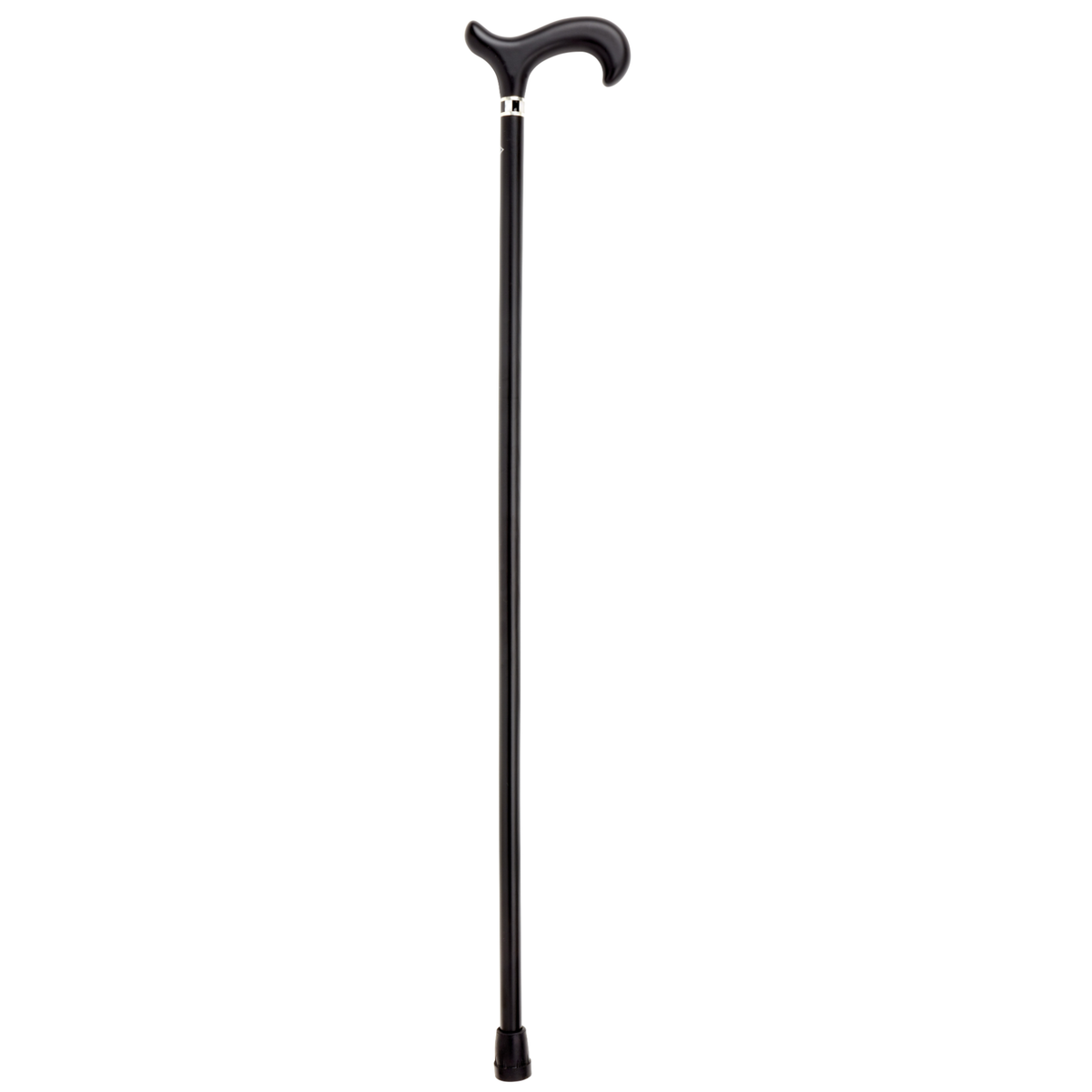 Art Deco Black Lacquer Cane with Pearl Accent - Support and Stability
