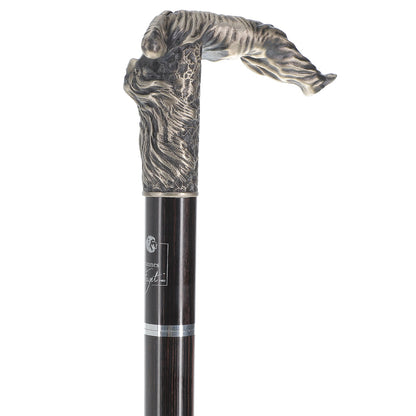 French Aphrodite Sword-Cane: Intricate Design & Stamina Wood
