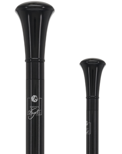 Flask Tippling Stick: Black Knob, Luxury Carbon Shaft