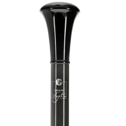 Black Handle with Carbon Fiber Shaft Sword Cane