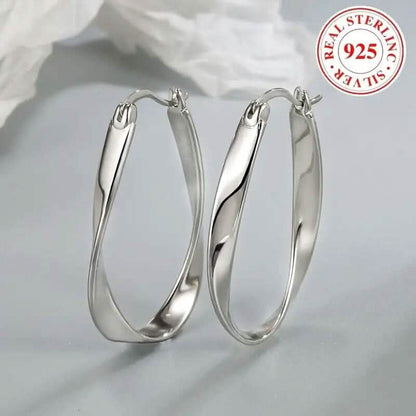 925 Silver Hypoallergenic Elegant Retro Style Earrings