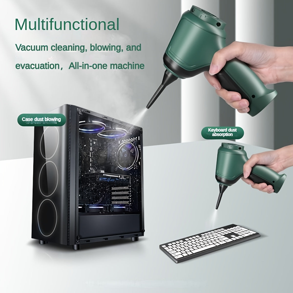 High Power Wireless Vacuum Cleaner (3-in-1)